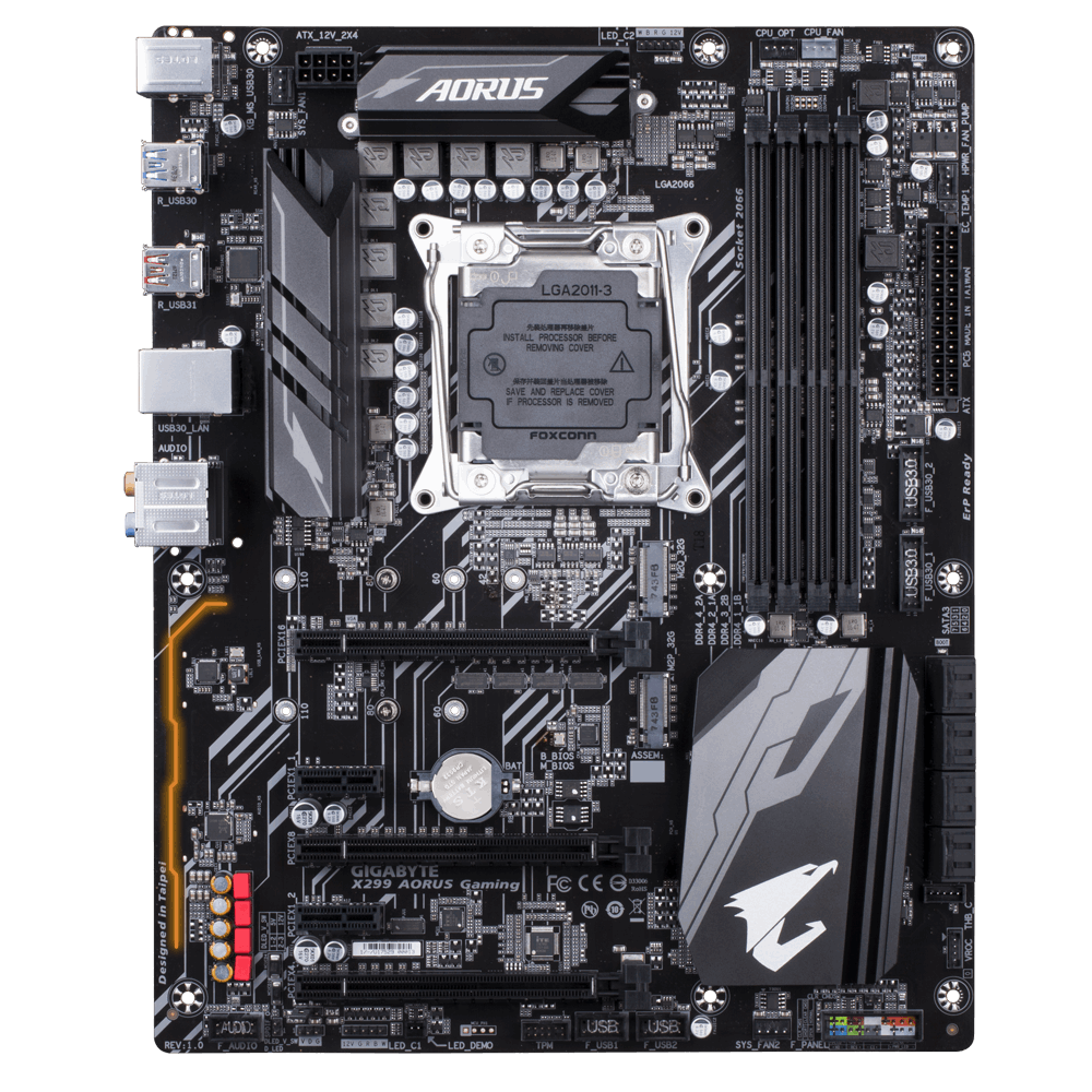 Gigabyte X299 Aorus Gaming - Motherboard Specifications On